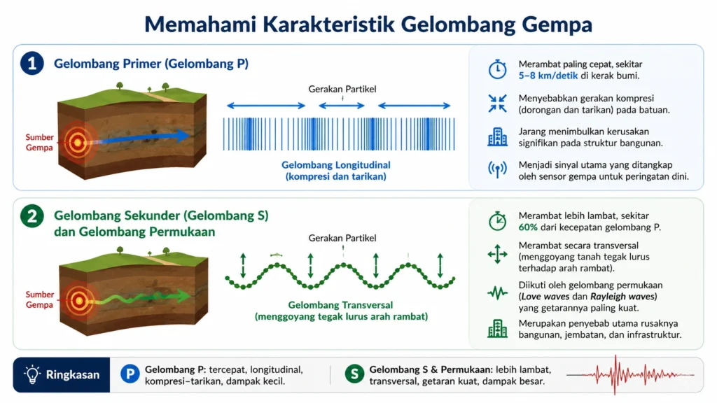 Memahami Karakteristik Gelombang Gempa