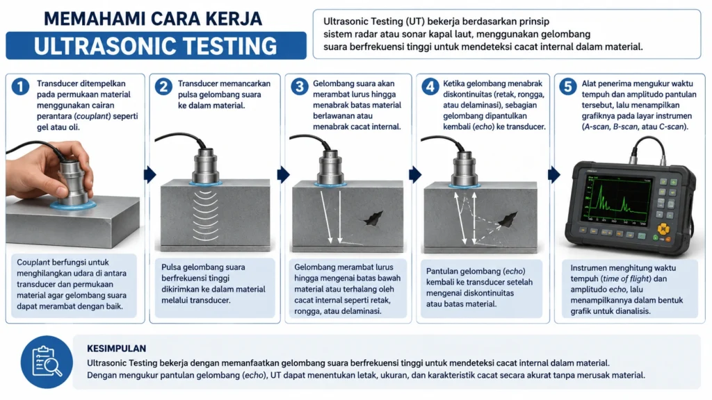 Memahami Cara Kerja Pengujian Metode Ultrasonic Testing