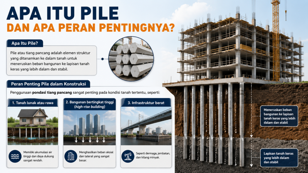 Pondasi Tiang Pancang dalam Konstruksi