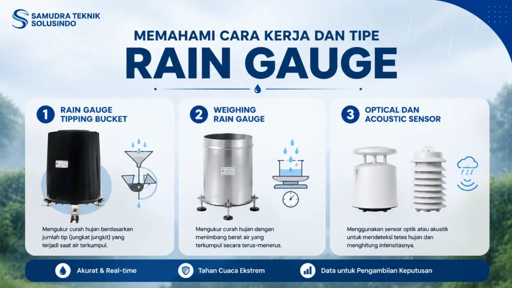 Memahami Cara Kerja dan Tipe Rain Gauge Outomatic
