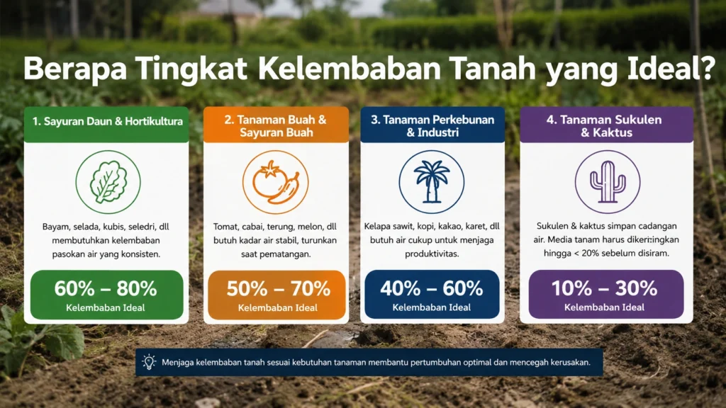 Berapa Tingkat Kelembaban Tanah yang Ideal?