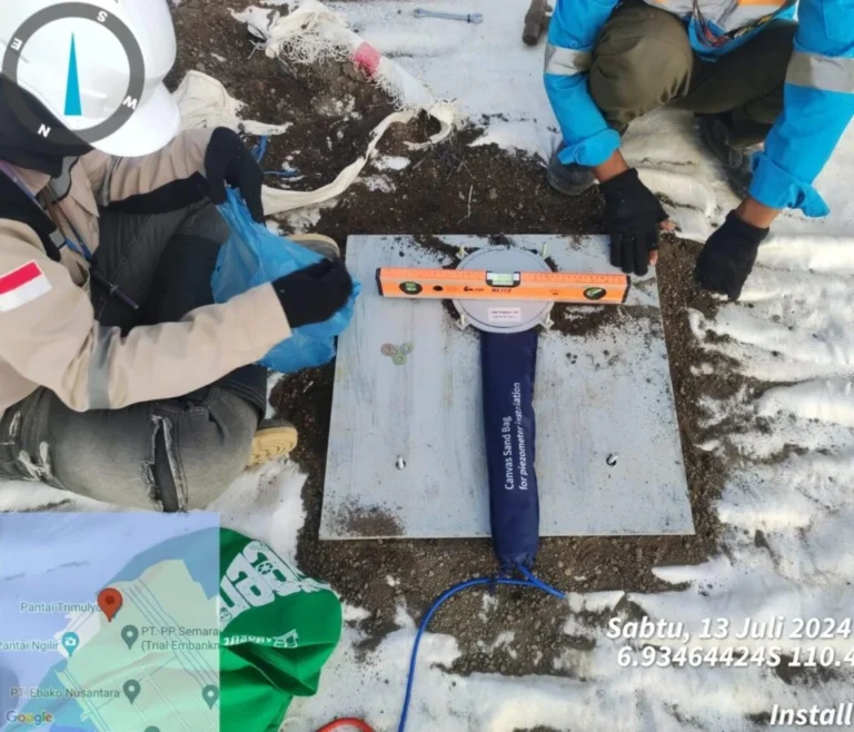 Instalasi Insrument Total Pressure Cell di Project Jalan Tol Semarang – Demak