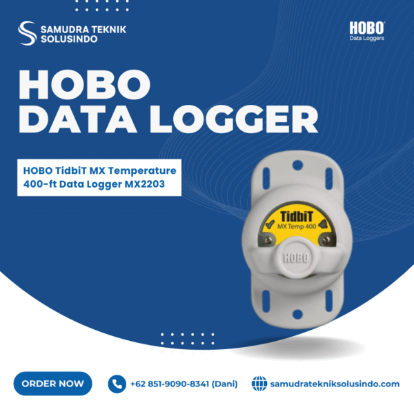 HOBO TidbiT MX Temperature 400-ft Data Logger MX2203