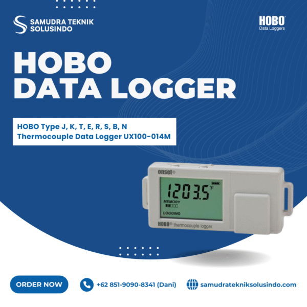 HOBO Type J, K, T, E, R, S, B, N Thermocouple Data Logger UX100-014M