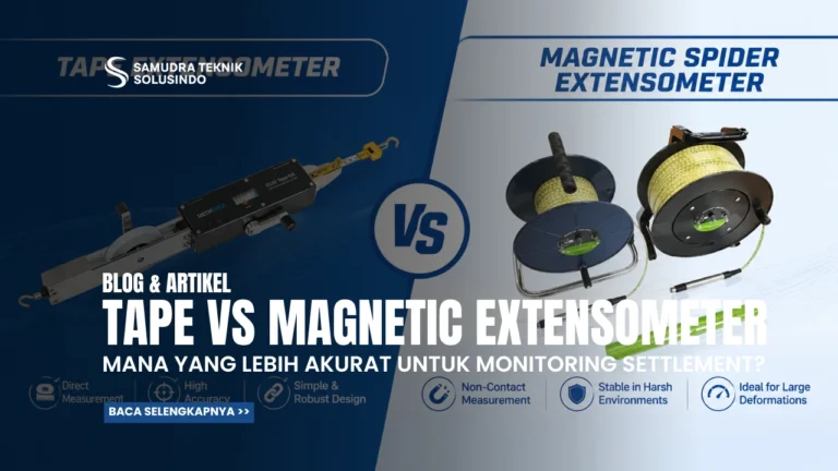 Tape Extensometer vs Magnetic Spider Extensometer: Mana yang Lebih Akurat untuk Monitoring Settlement?