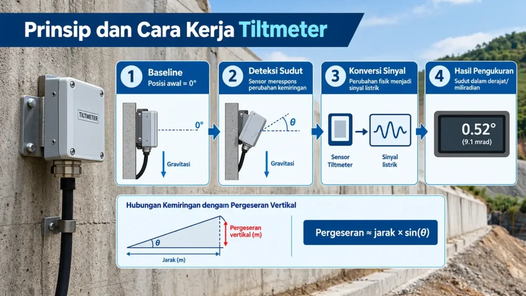 Prinsip dan Cara Kerja Tiltmeter