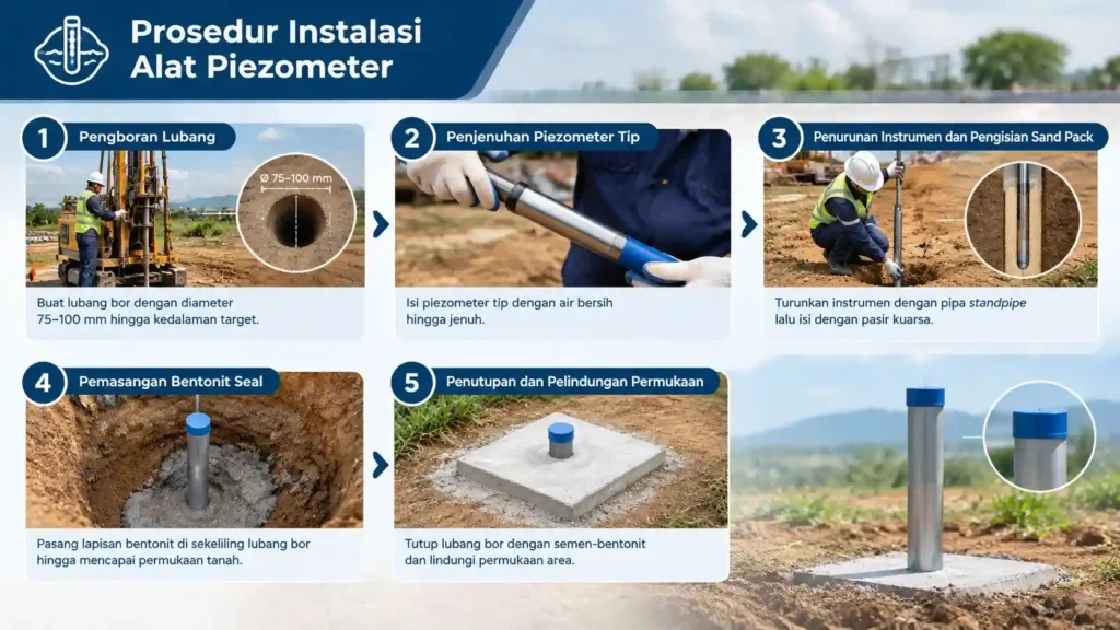 Prosedur Instalasi Piezometer